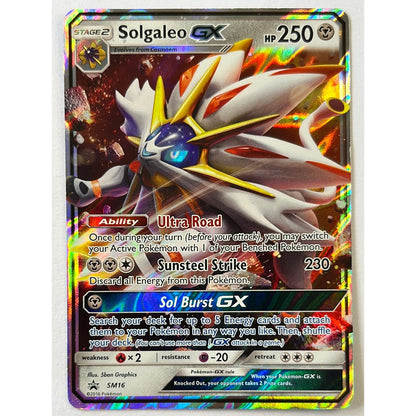 Solgaleo GX Full Art Holo Black Star Promo SM16