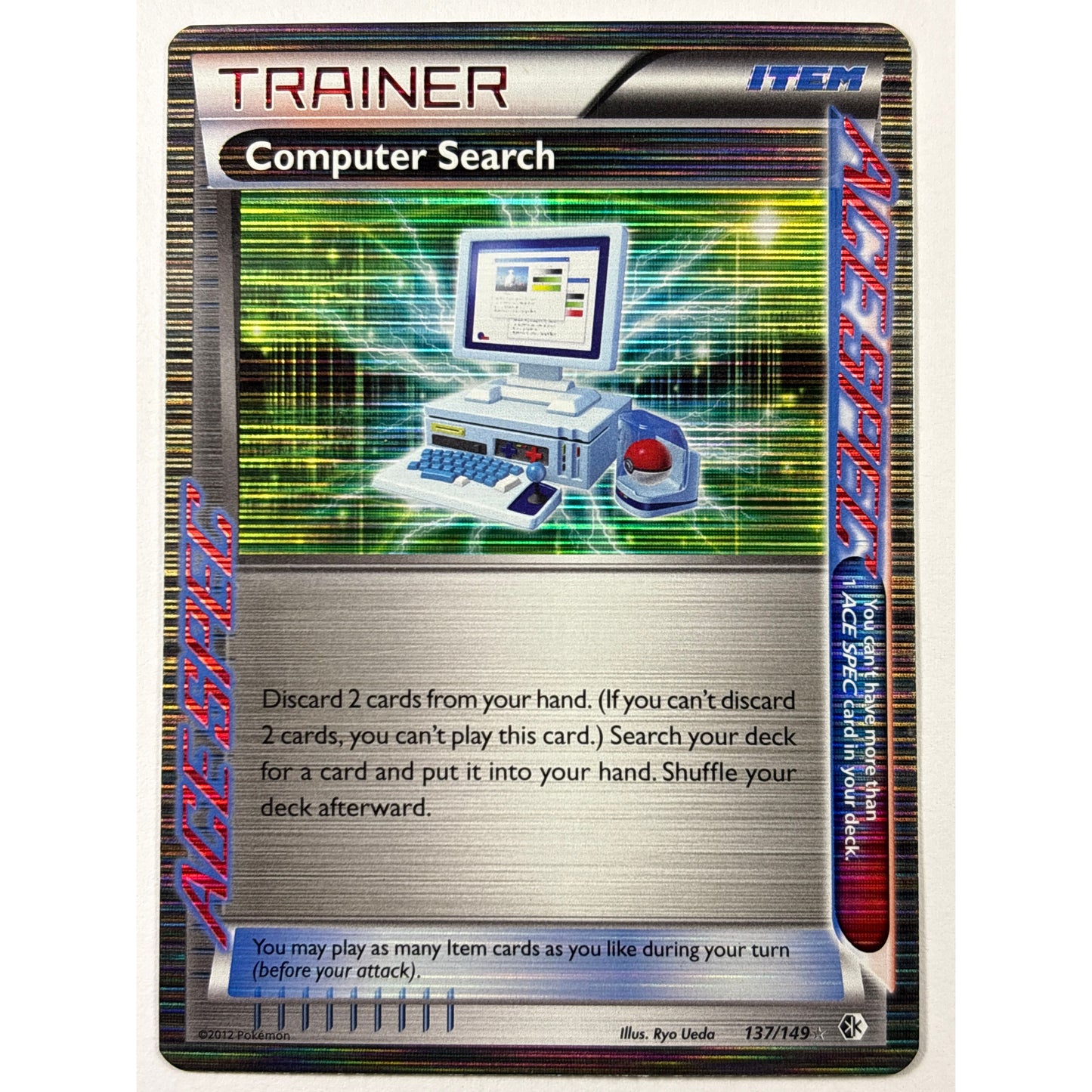 Computer Search Holo ACE SPEC Rare 137/149