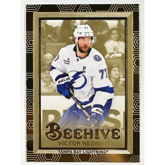 2024-25 Upper DeckExtended Series Victor Hedman Bee Hive Gold Foil
