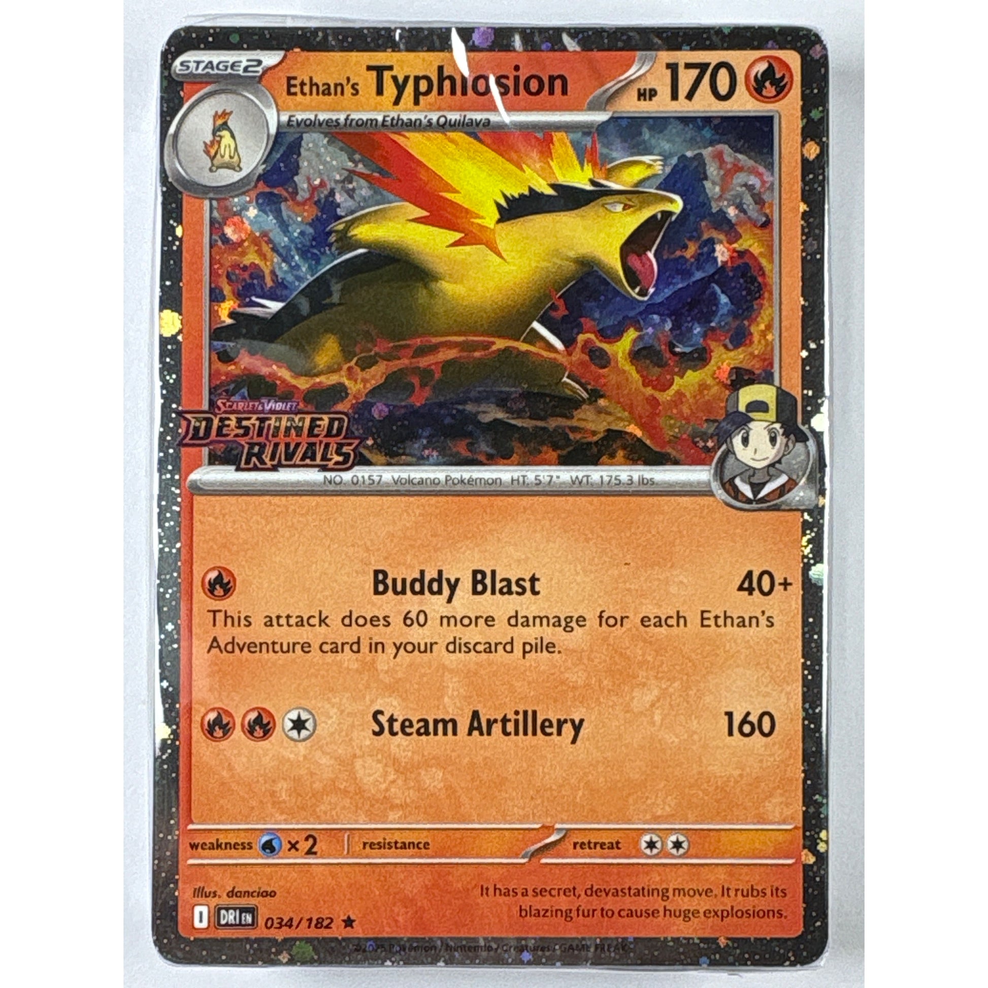 *Stamped Destined Rivals Ethan’s Typhlosion Sealed Deck | Local Legends Cards & Collectibles