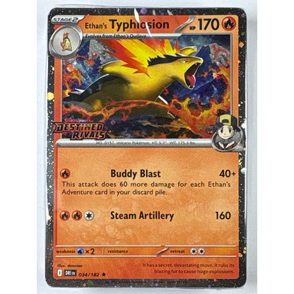 *Stamped Destined Rivals Ethan’s Typhlosion Sealed Deck | Local Legends Cards & Collectibles