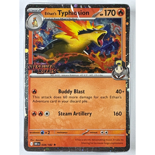 *Stamped Destined Rivals Ethan’s Typhlosion Sealed Deck | Local Legends Cards & Collectibles