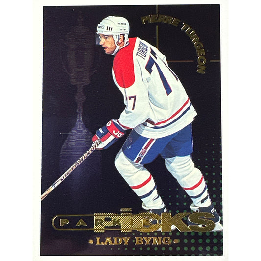 1994-95 Parkhurst Pierre Turgeon Parkie Picks Lady Bing /1000