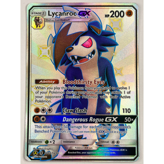 Lycanroc GX Holo Shiny Rare SV66/SV94