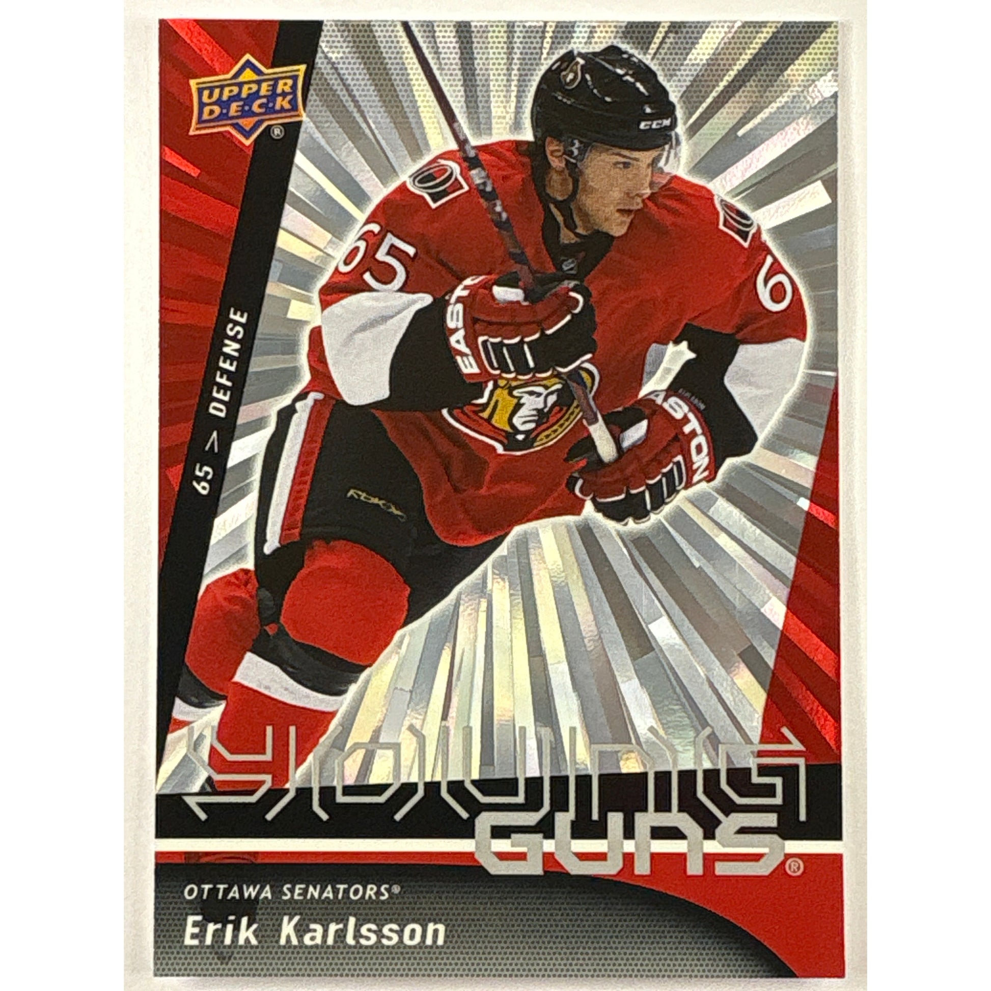 2024-25 Upper Deck Extended Series Erik Karlsson Young Guns Outburst | Local Legends Cards & Collectibles