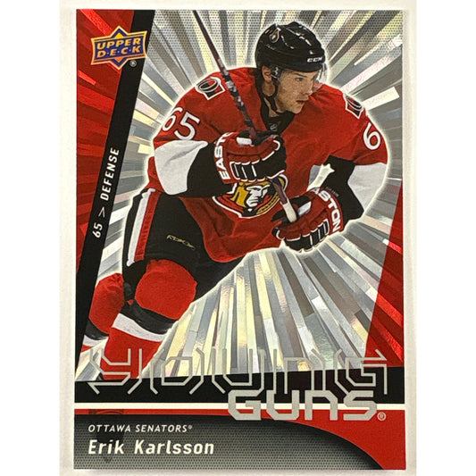 2024-25 Upper Deck Extended Series Erik Karlsson Young Guns Outburst | Local Legends Cards & Collectibles