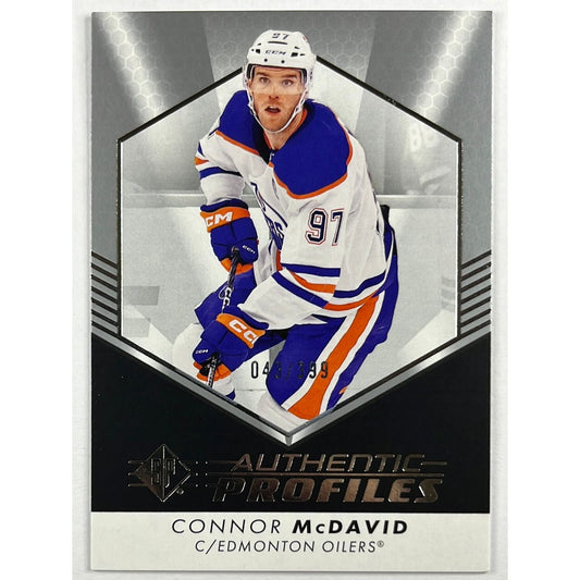 2022-23 SP Authentic Connor McDavid Authentic Profiles /399