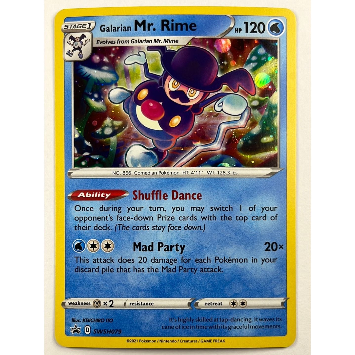 Galarian Mr. Rime Holo Promo SWSH079