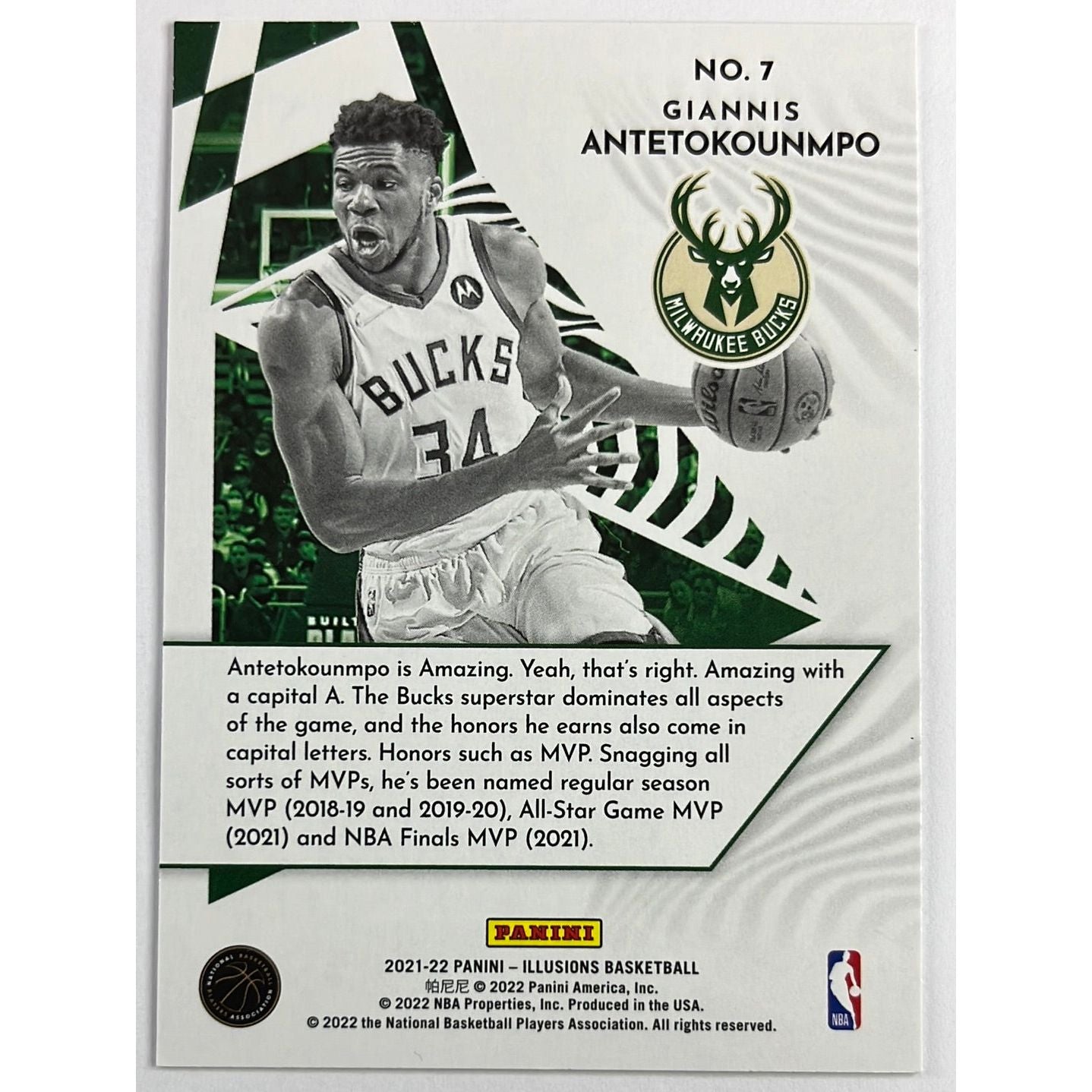 2021-22 Illusions Giannis Antetokounmpo Amazing