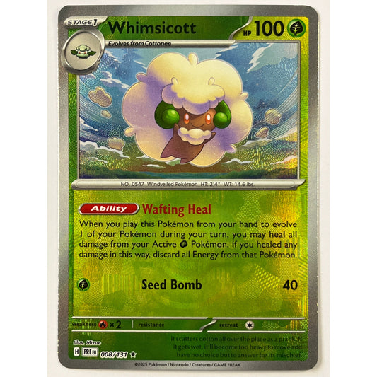 Whimsicott Pokéball Holo Rare 008/131