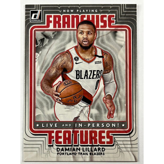 2020-21 Donruss Damian Lillard Franchise Features