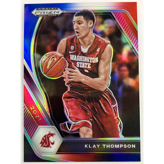 2021 Prizm DP Klay Thompson Red White Blue Prizm