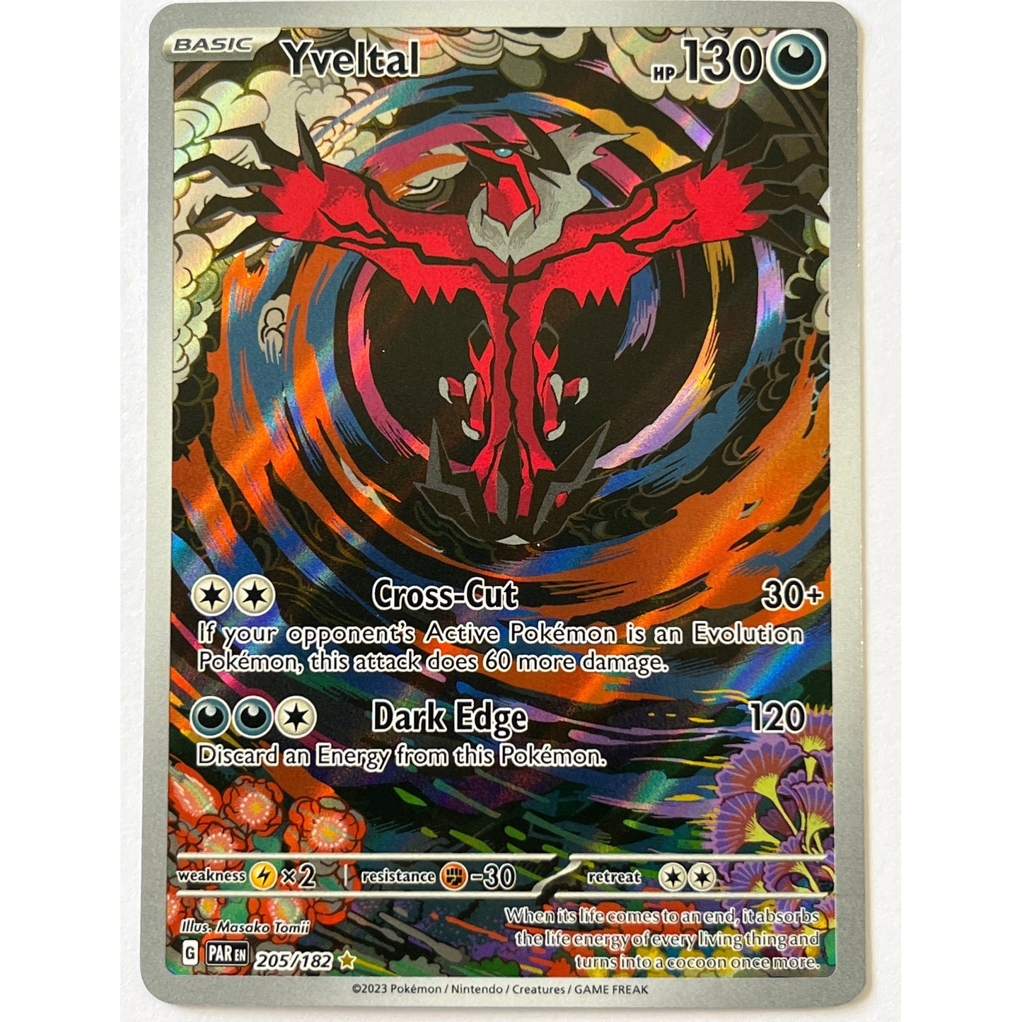 Yveltal Holo Illustration Rare 205/182