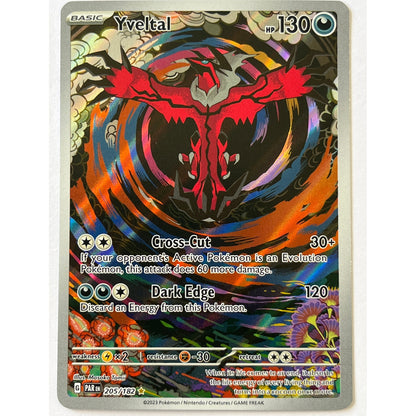Yveltal Holo Illustration Rare 205/182
