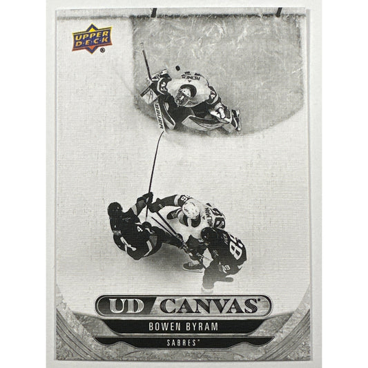 2024-25 Series 2 Bowen Byram UD Canvas Black and White