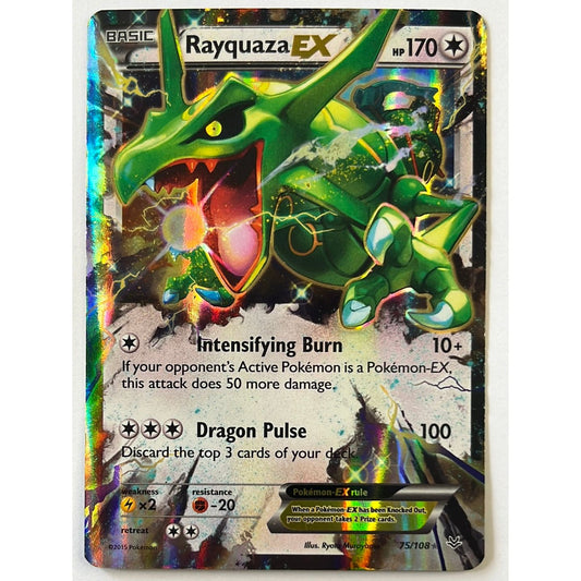 Rayquaza EX Holo Ultra Rare 75/108