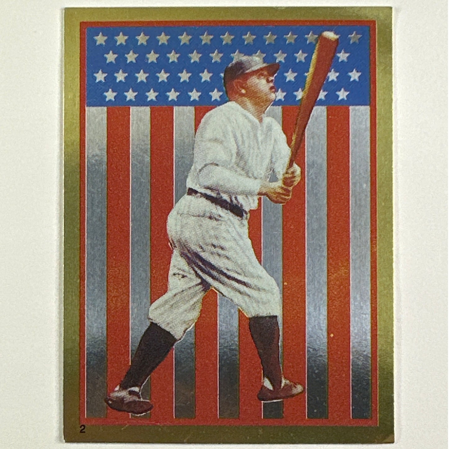 1983 O-Pee-Chee Babe Ruth Sticker Holo