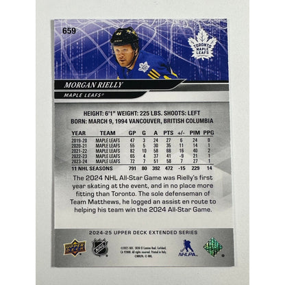 2024-25 Upper Deck Extended Series Morgan Rielly Deluxe /250