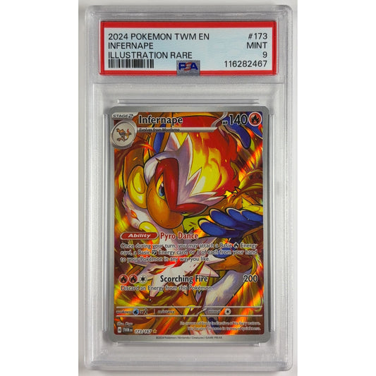 Infernape Holo Illustration Rare 173/167 PSA 9 MINT | Local Legends Cards & Collectibles