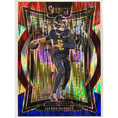 2024 Select Jayden Daniels Red White Blue Prizm Concourse Level RC | Local Legends Cards & Collectibles