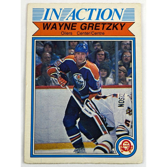 1982-83 O-Pee-Chee Wayne Gretzky In Action