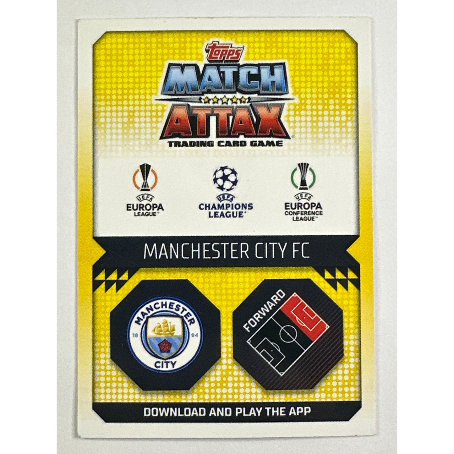 2022-23 Topps Match Attax Erling Haaland Limited Edition Neon Holo