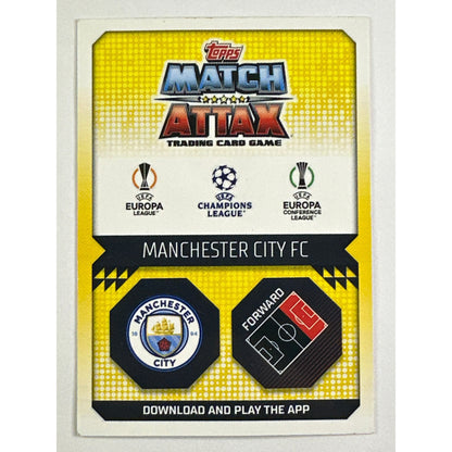 2022-23 Topps Match Attax Erling Haaland Limited Edition Neon Holo
