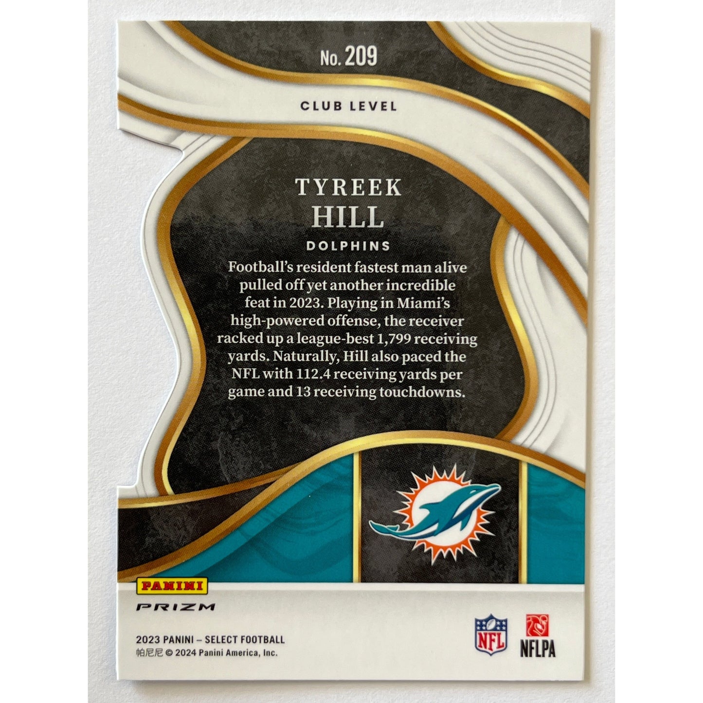 2023 Select Tyreek Hill Club Level Silver Holo Prizm | Local Legends Cards & Collectibles