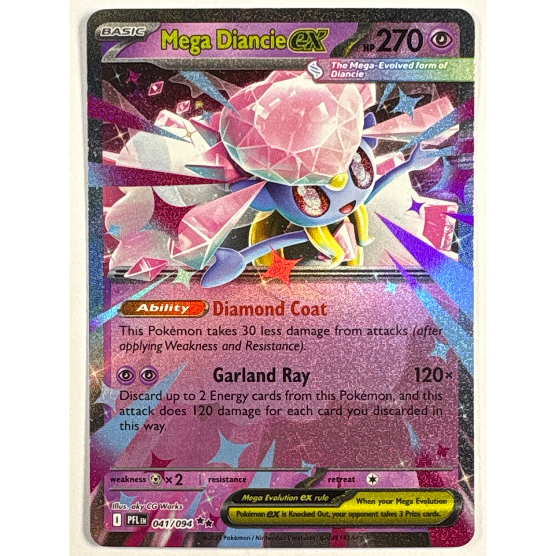 Mega Diancie EX Holo Double Rare 041/094 | Local Legends Cards & Collectibles