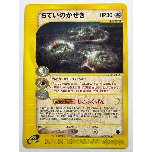 Split Earth Japanese Burried Fossil Non Holo Common 070/088