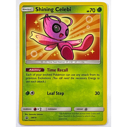 Shinning Celebi Holo Black Star Promo SM79 | Local Legends Cards & Collectibles