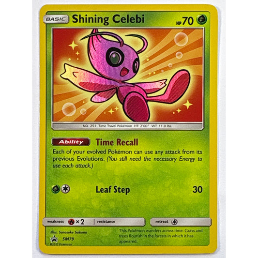 Shinning Celebi Holo Black Star Promo SM79 | Local Legends Cards & Collectibles