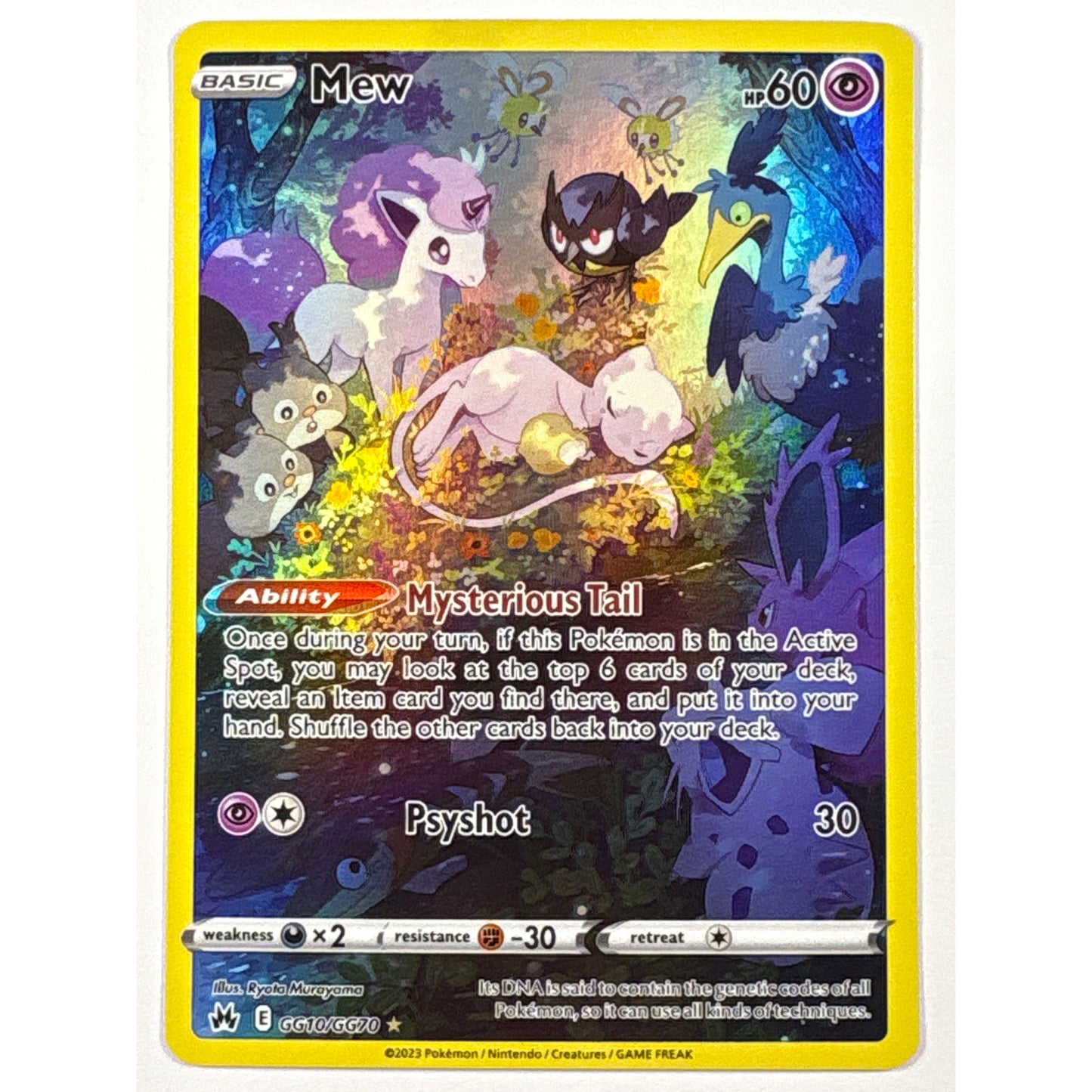 Mew Holo Galarian Gallery Rare GG10/GG70 | Local Legends Cards & Collectibles