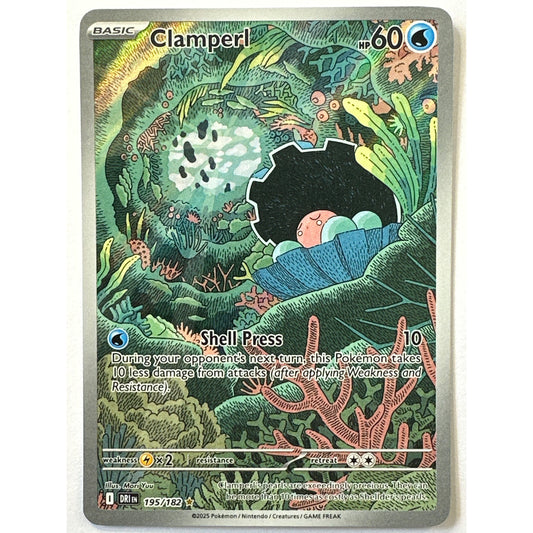 Clamperl Holo Illustration Rare 195/182