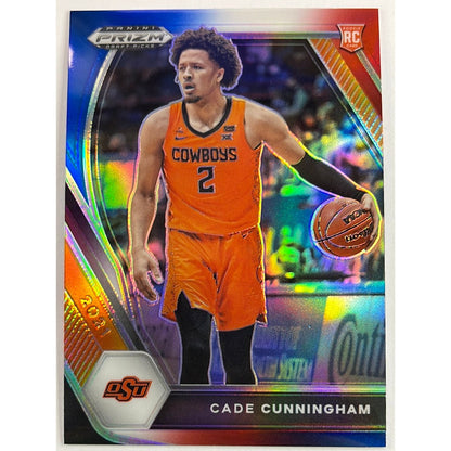 2021 Prizm DP Cade Cunningham Red White Blue Prizm