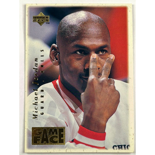 1995-96 Upper Deck Michael Jordan Game Face Gold Foil