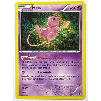 Mew Holo Rare 29/124