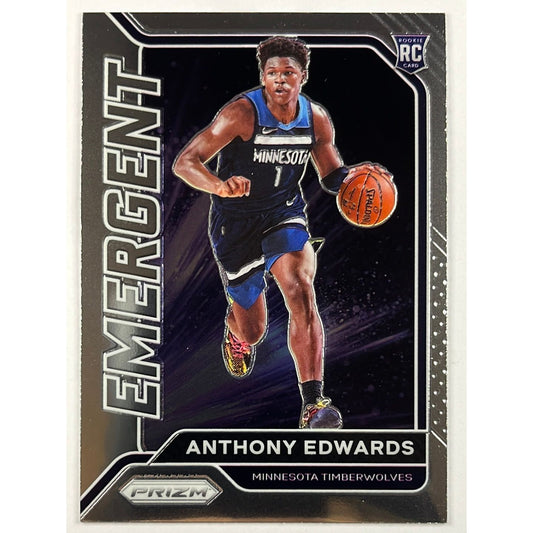 2020-21 Prizm Anthony Edwards Emergent RC