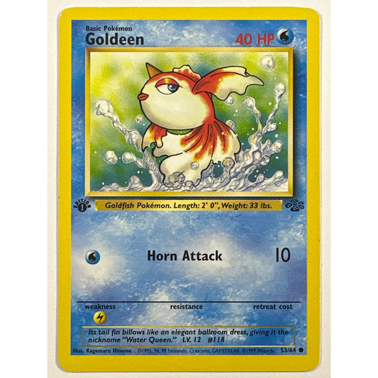 1st Edition Goldeen Non Holo Common 53/64
