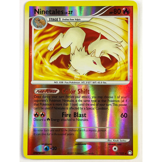 Ninetales Reverse Holo Rare 32/123
