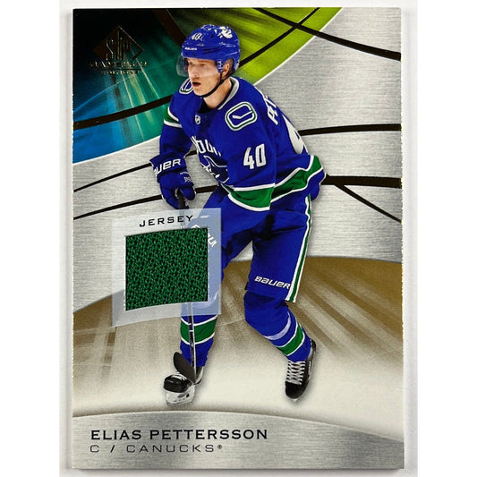 2019-20 SP Game Used Elias Pettersson Game Used Memorabilia