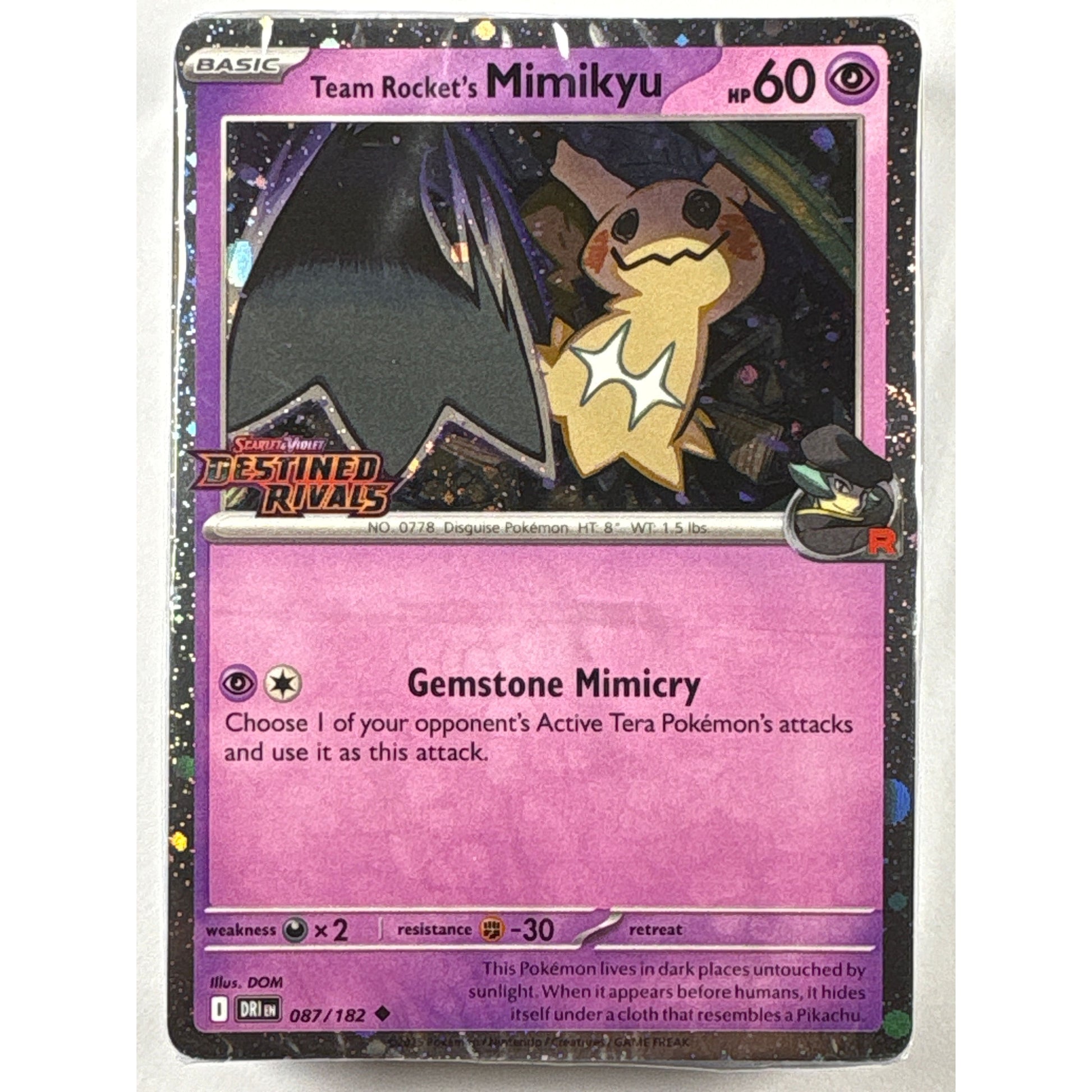 *Stamped Destined Rivals Team Rocket’s Mimikyu Sealed Deck | Local Legends Cards & Collectibles