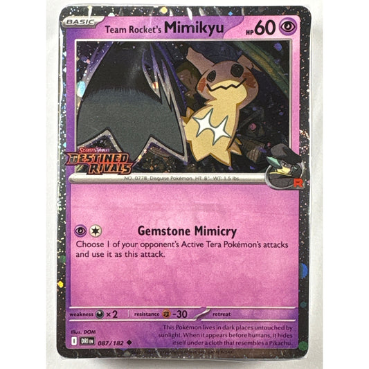 *Stamped Destined Rivals Team Rocket’s Mimikyu Sealed Deck | Local Legends Cards & Collectibles