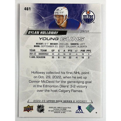 2022-23 Upper Deck Dylan Holloway Young Guns
