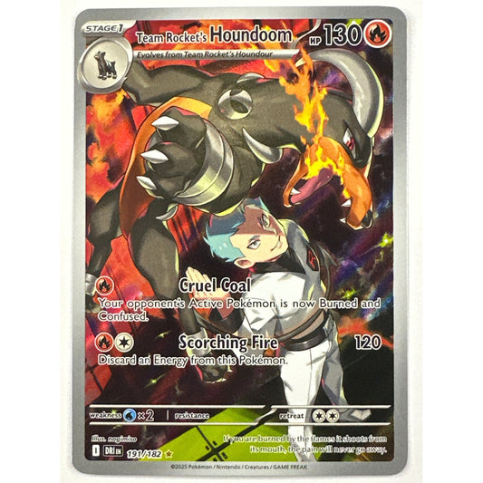 Team Rocket’s Houndoom Holo Illustration Rare 191/182
