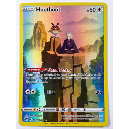 Hoothoot Holo Trainer Gallery Rare TG12/TG30