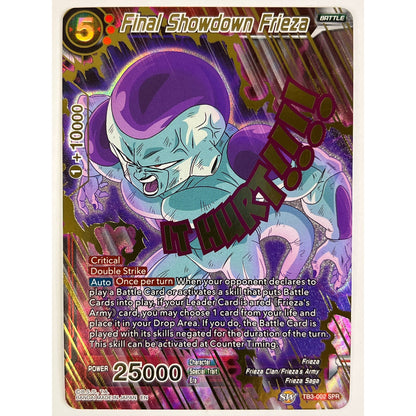 Final Showdown Frieza Holo Special Rare Tb3 2