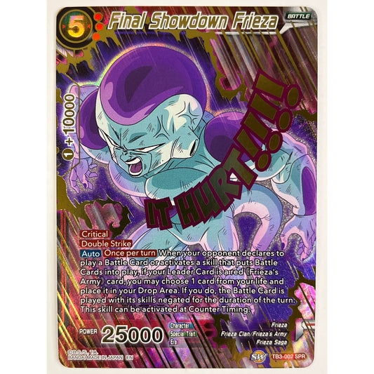 Final Showdown Frieza Holo Special Rare Tb3 2