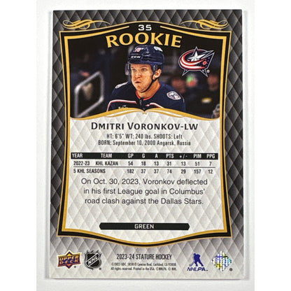 2023-24 Stature Dmitri Voronkov Rookie /375