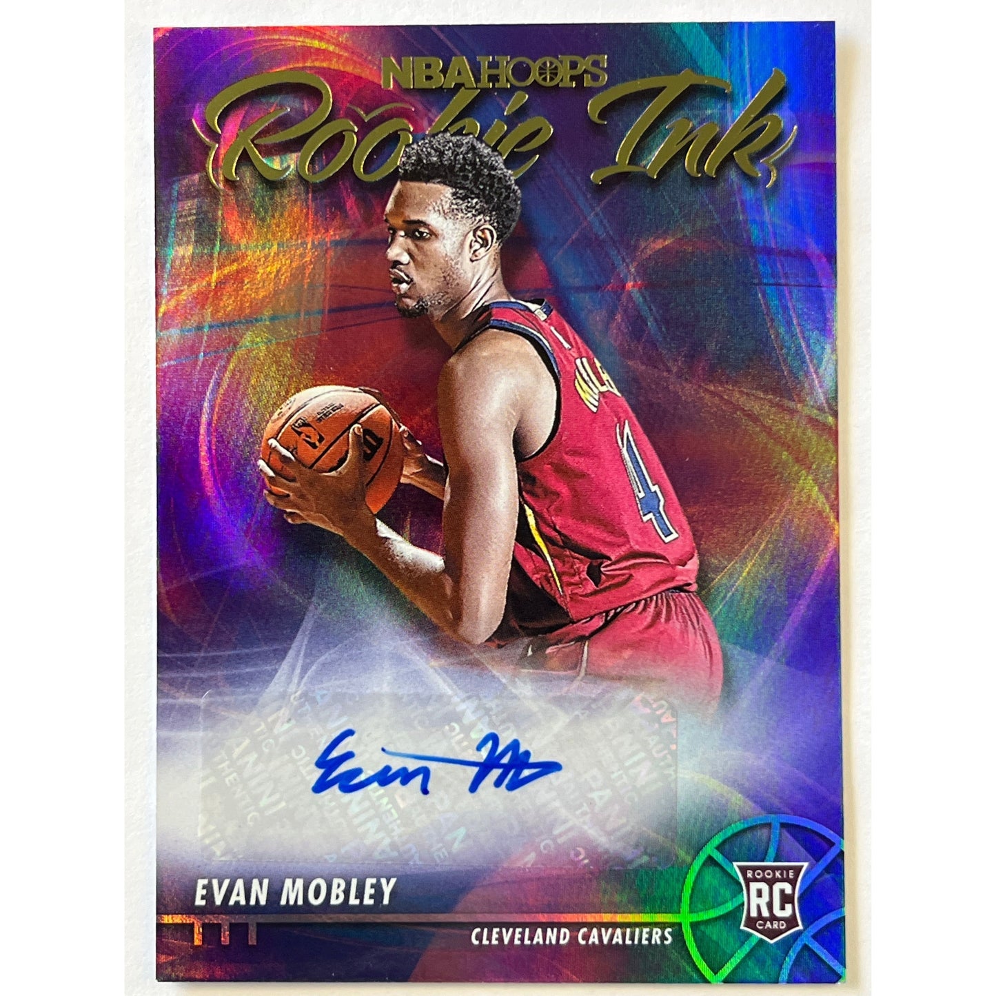 2021-22 Hoops Evan Mobley Rookie Ink